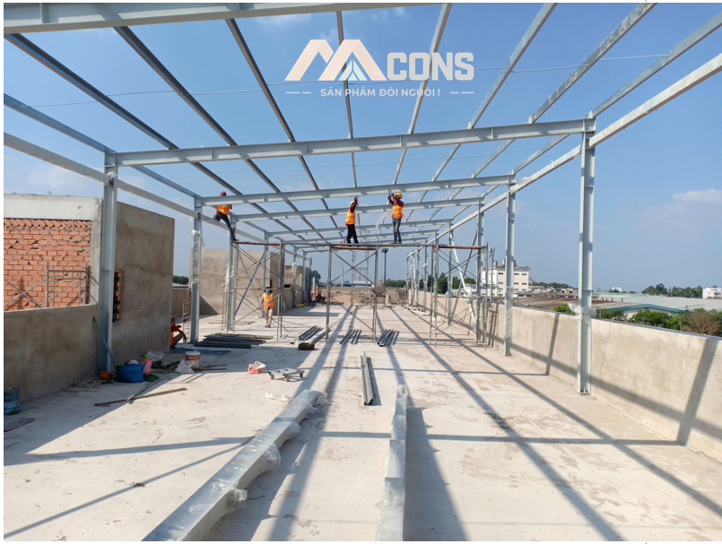 THI CÔNG NHÀ THÉP TIỀN CHẾ TẠI TP HCM | MCONS THI CÔNG NHÀ THÉP TIỀN CHẾ TẠI TP HCM | MCONS