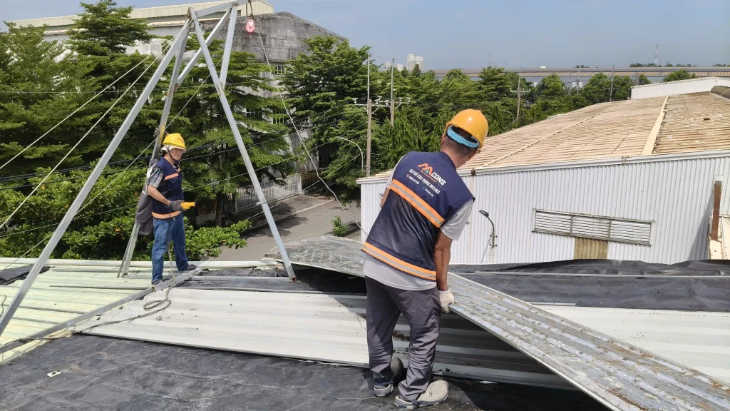 Vận chuyển tôn củ xuống đất | mcons
