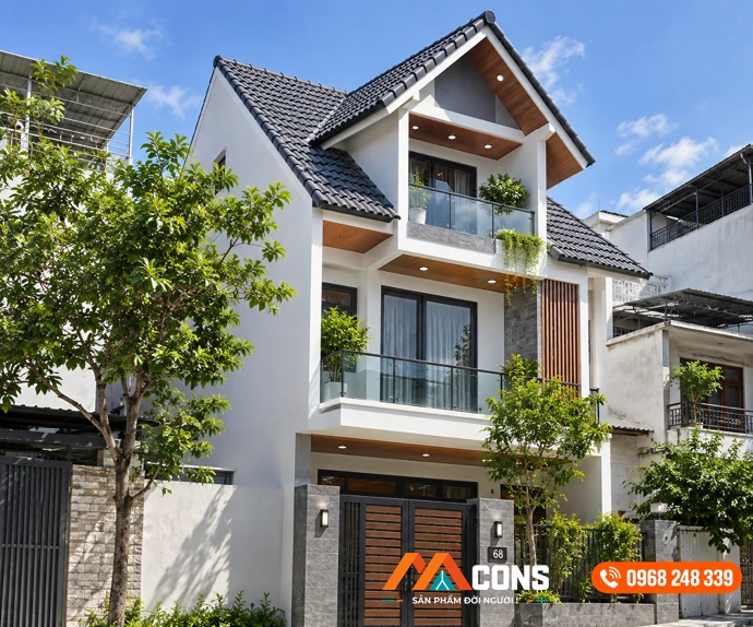 Mái ngói nhà phố hiện đại tại TP.HCM